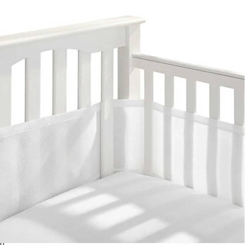 Mesh Baby Crib Bed Bumper Liner Around Protector Anti-Collision Cot Bedding Set