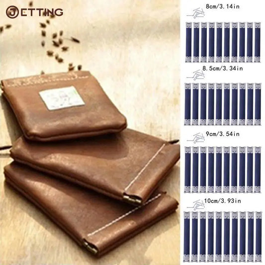 (Pack of 10) /set DIY Metal Internal Flex Frames Clasp Lock Bag Purse Handbag Handle Replace Hinges Spring Clip Vintage Sewing Accessor