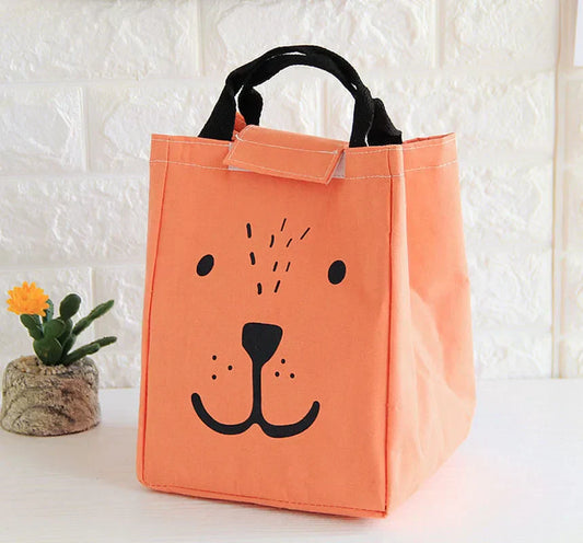 Fashion Portable Lunch Bag Insulated Thermal s for Women kids Men Cartoon Cooler Box Tote Handbag 3Colors