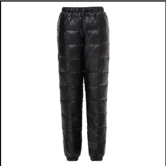 '-40 C Men Winter Plus Size 5XL Ultralight Duck Down Pants Outdoor Waterproof Windproof Ski Camping Trekking High Waist Trousers