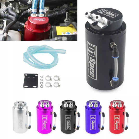 Car Fuel Tanks General Modified D1 Oil Breathable Can Round Waste Oil Recycling Filter Tank Auto Fuel Supply System Accessories