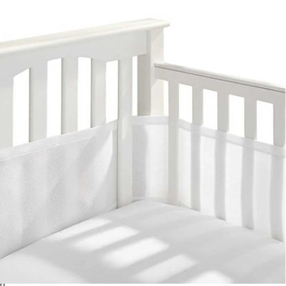 Mesh Baby Crib Bed Bumper Liner Around Protector Anti-Collision Cot Bedding Set