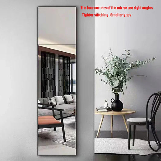 Flexible Art Mirrors Mirror Wall Stickers Flexible Thicken Art Mirrors Acrylic Wall Decorations for Kitchen Bathroom Wall Decot
