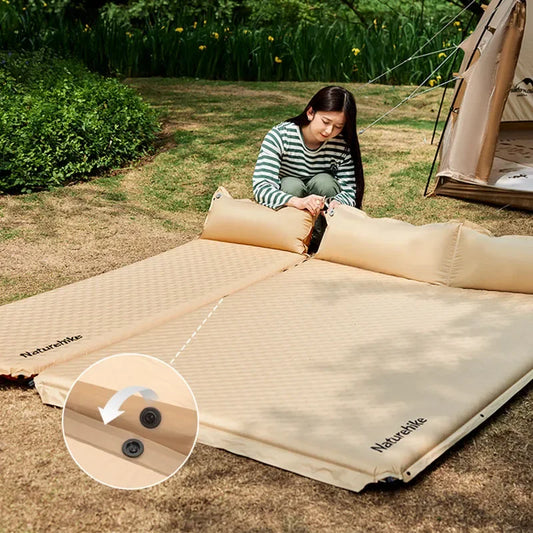 Airmattress Bed Inflating Mattress Natural Latex Mattresses Inflating Mattress Spring Colchao De Latex Camping Furnitures